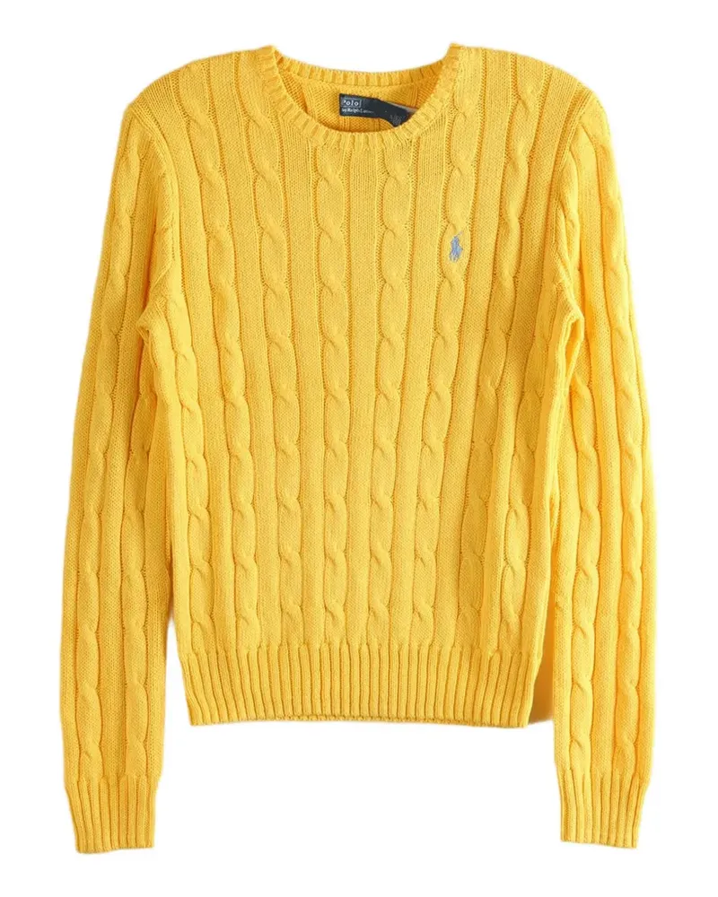 Ralph Lauren cable-knit crew-neck sweater - Gelb Gelb