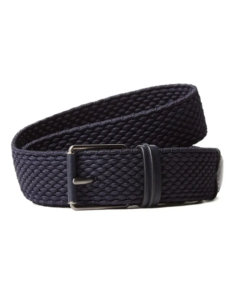 Ermenegildo Zegna Gewebter Gürtel - Blau Blau