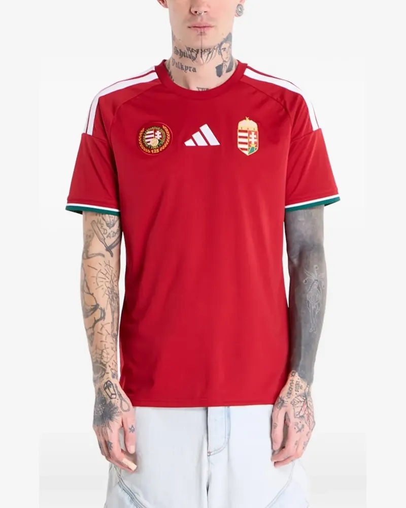 adidas Hungary 26 3-Stripes T-shirt - Rot Rot