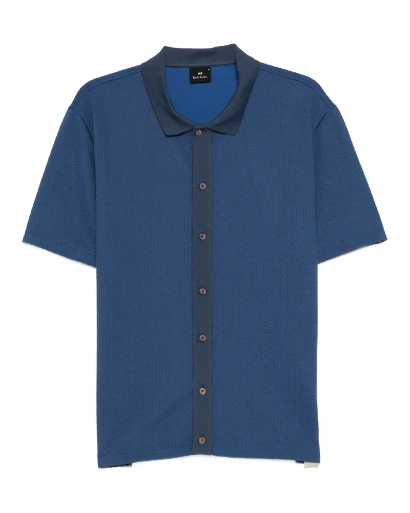 Paul Smith Gestricktes Hemd mit Knöpfen - Blau Blau