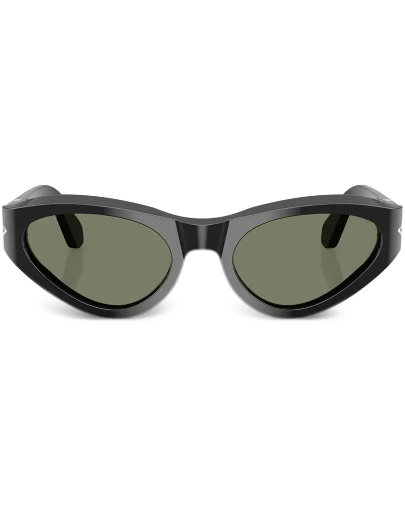 Persol Sonnenbrille mit Cat-Eye-Gestell - Schwarz Schwarz