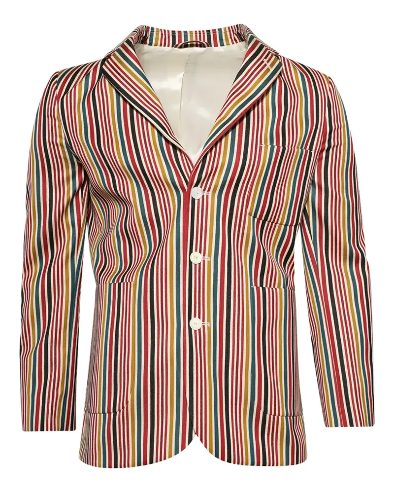 BODE Lawrence striped suit jacket - Rot Rot