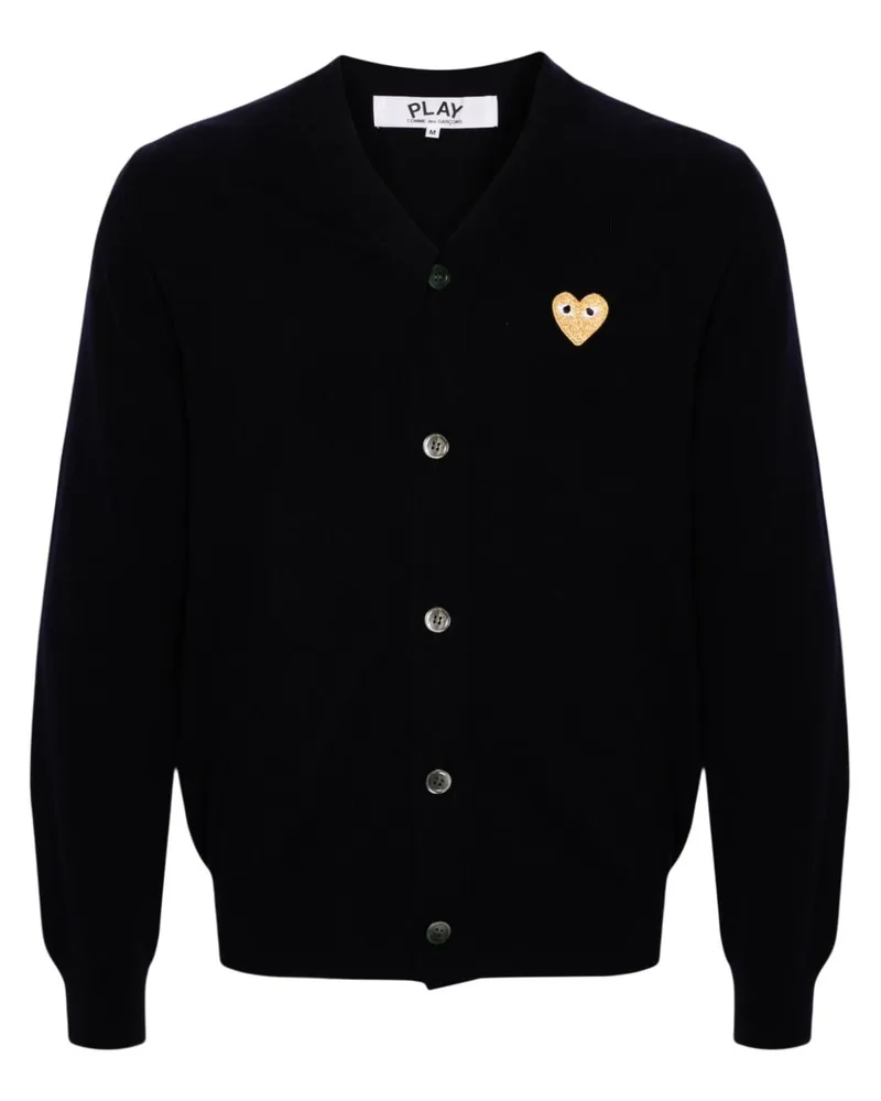 Comme des Garçons Cardigan mit V-Ausschnitt - Blau Blau