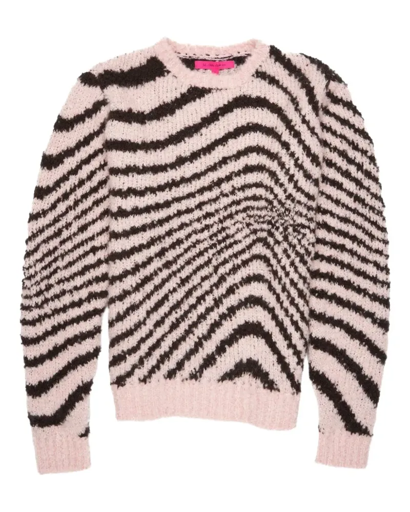 The Elder Statesman zebra-print sweater - Rosa Rosa