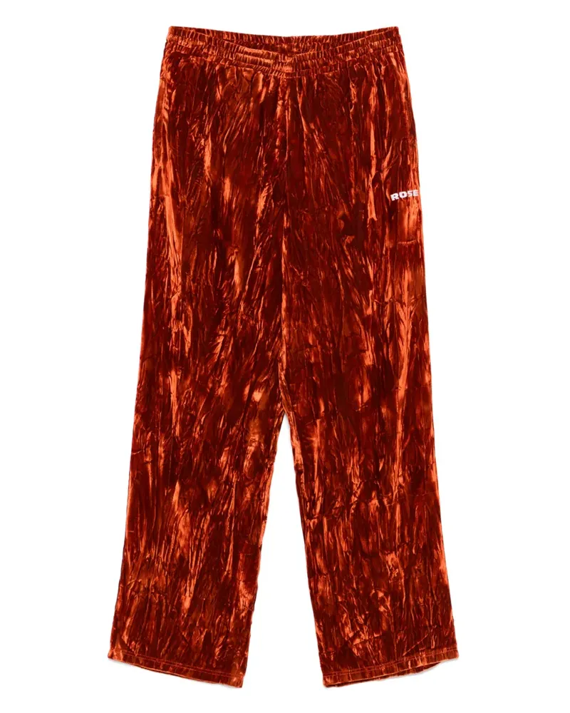 Martine Rose Hose aus Samt - Orange Orange