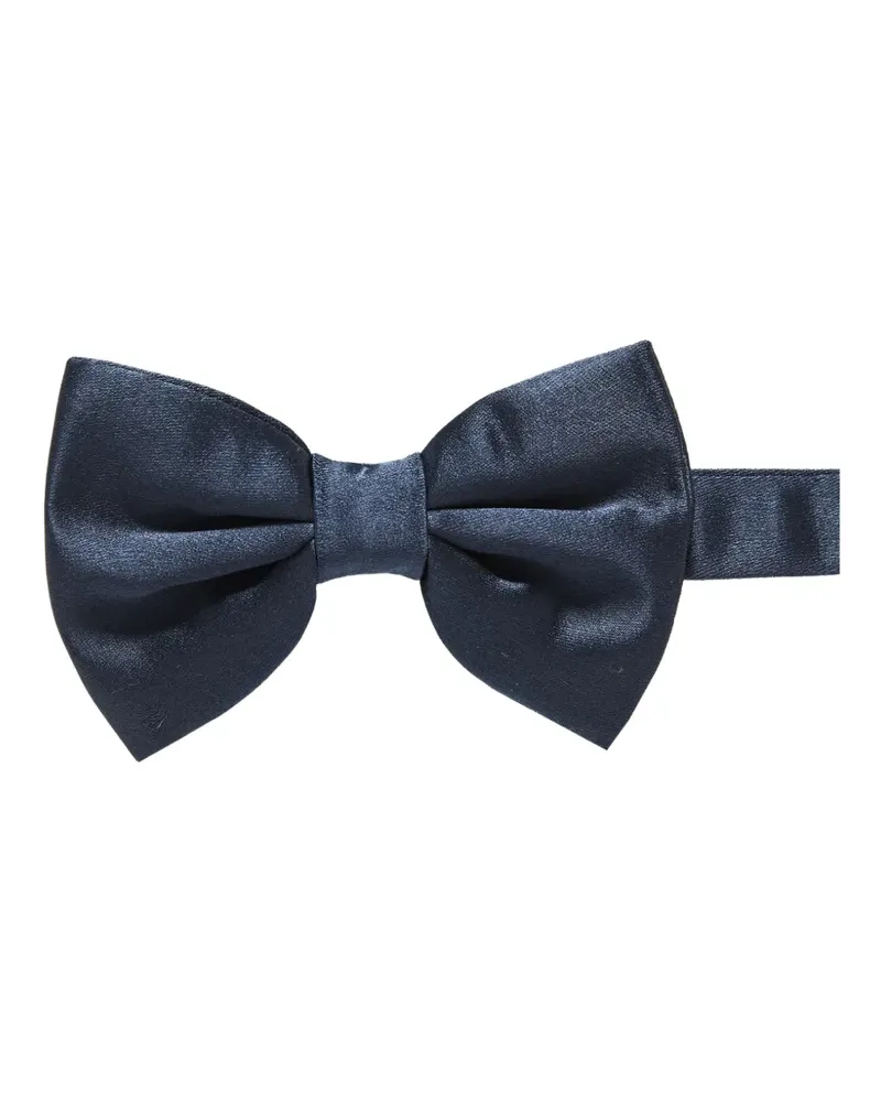 Corneliani satin-finish bow tie - Blau Blau