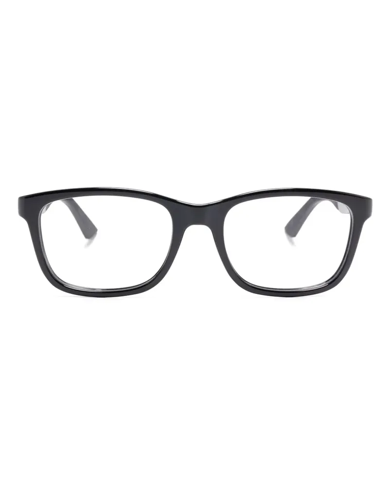 Montblanc Brille mit eckigem Gestell - Schwarz Schwarz