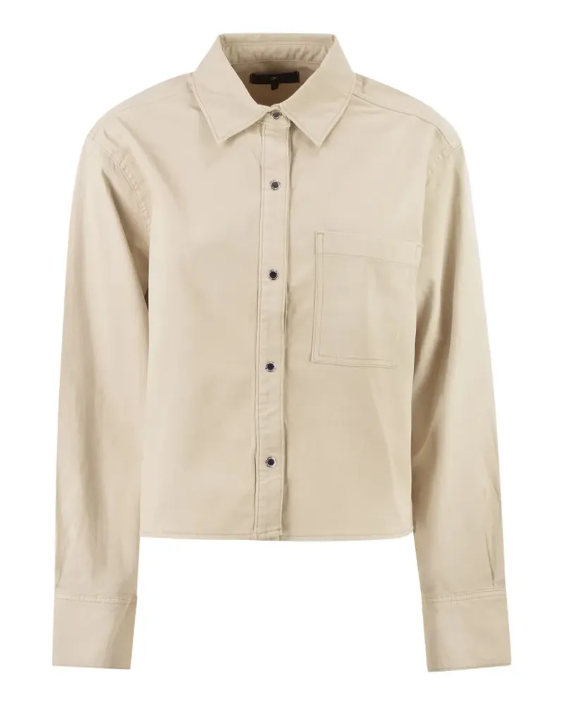 7 for all mankind chest-pockets shirt - Nude Nude