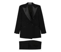 Doppelreihiger Elenia Anzug - Schwarz