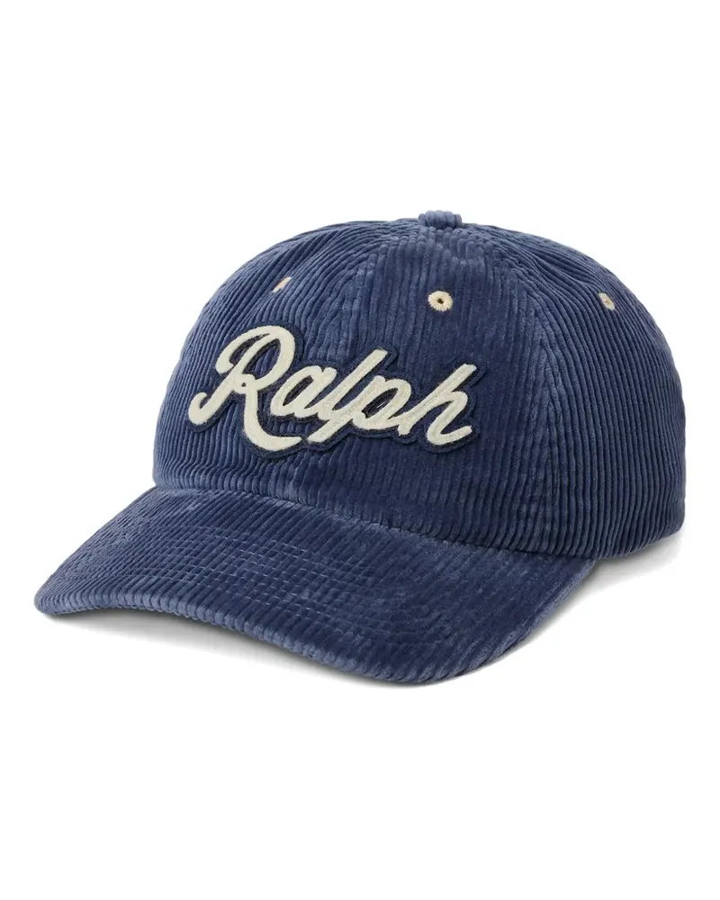 Ralph Lauren Baseballkappe aus Cord - Blau Blau