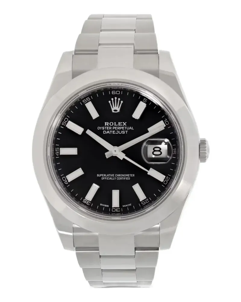 Rolex 2009-2016 Datejust II Armbanduhr 41mm - Schwarz Schwarz