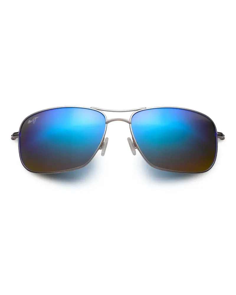 Maui Jim Getönte Pilotenbrille - Silber Silber