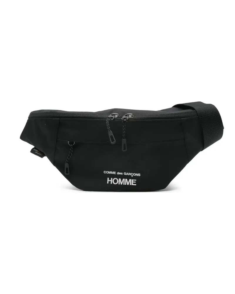 Comme des Garçons Gürteltasche mit Logo-Stickerei - Schwarz Schwarz