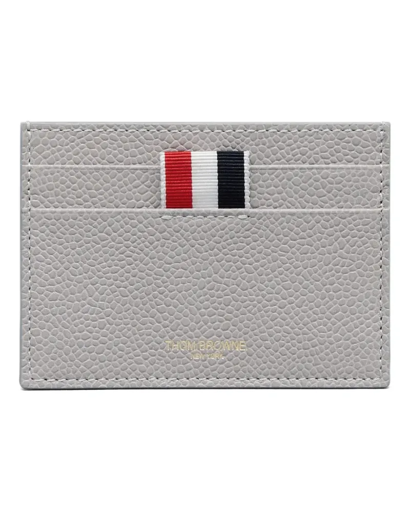 Thom Browne 4-Bar Kartenetui - Grau Grau