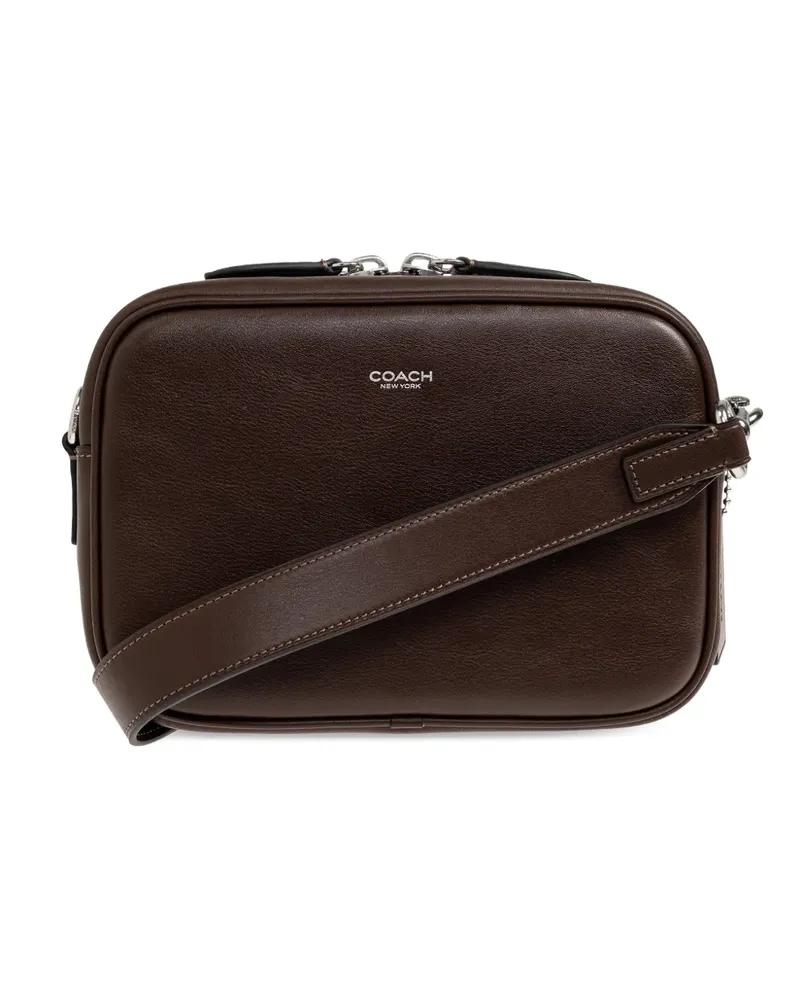 Coach Radio Camera leather shoulder bag - Braun Braun