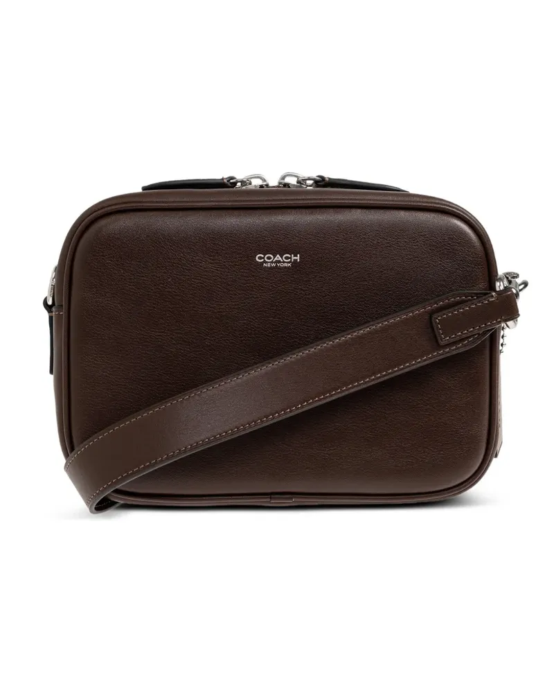 Coach Radio Camera leather shoulder bag - Braun Braun