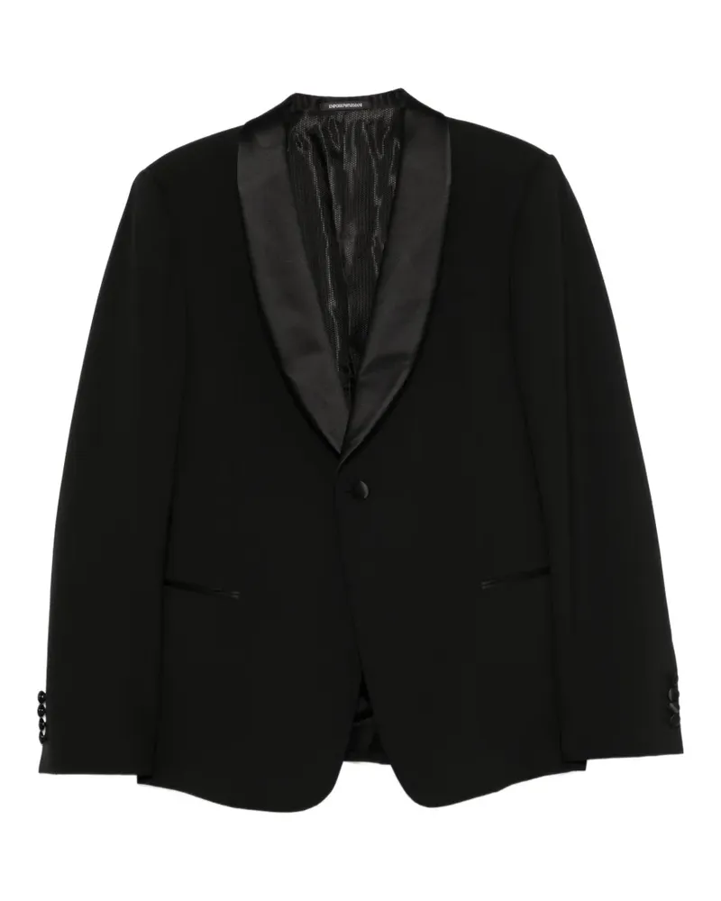 Emporio Armani single-beasted suit - Schwarz Schwarz