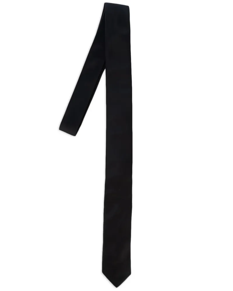 Brian Dales Krawatte aus Seide - Schwarz Schwarz