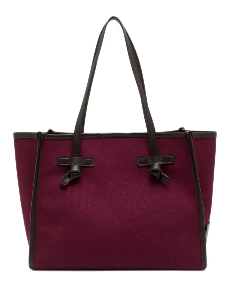 Gianni Chiarini Marcella Schultertasche aus Canvas - Rot Rot