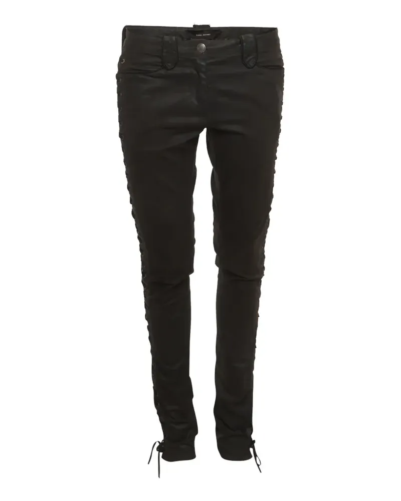 Isabel Marant Beschichtete Skinny-Jeans - Schwarz Schwarz