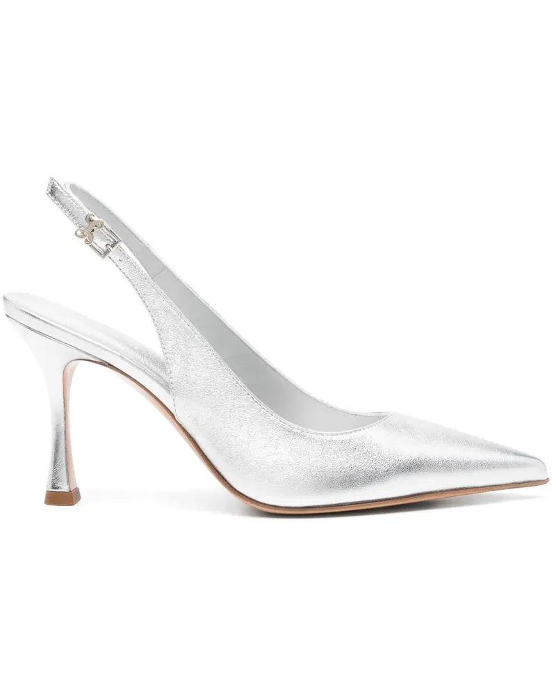 Sergio Levantesi Daria Slingback-Pumps 85mm - Silber Silber