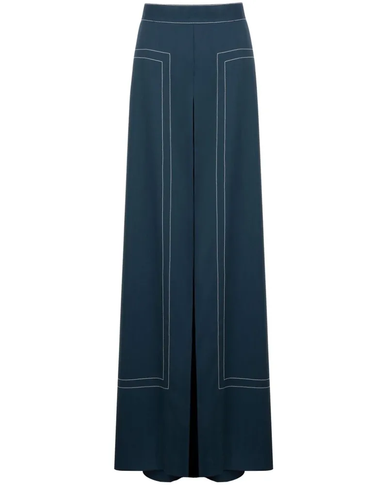 Ports 1961 Hose mit Kontrastnähten - Blau Blau