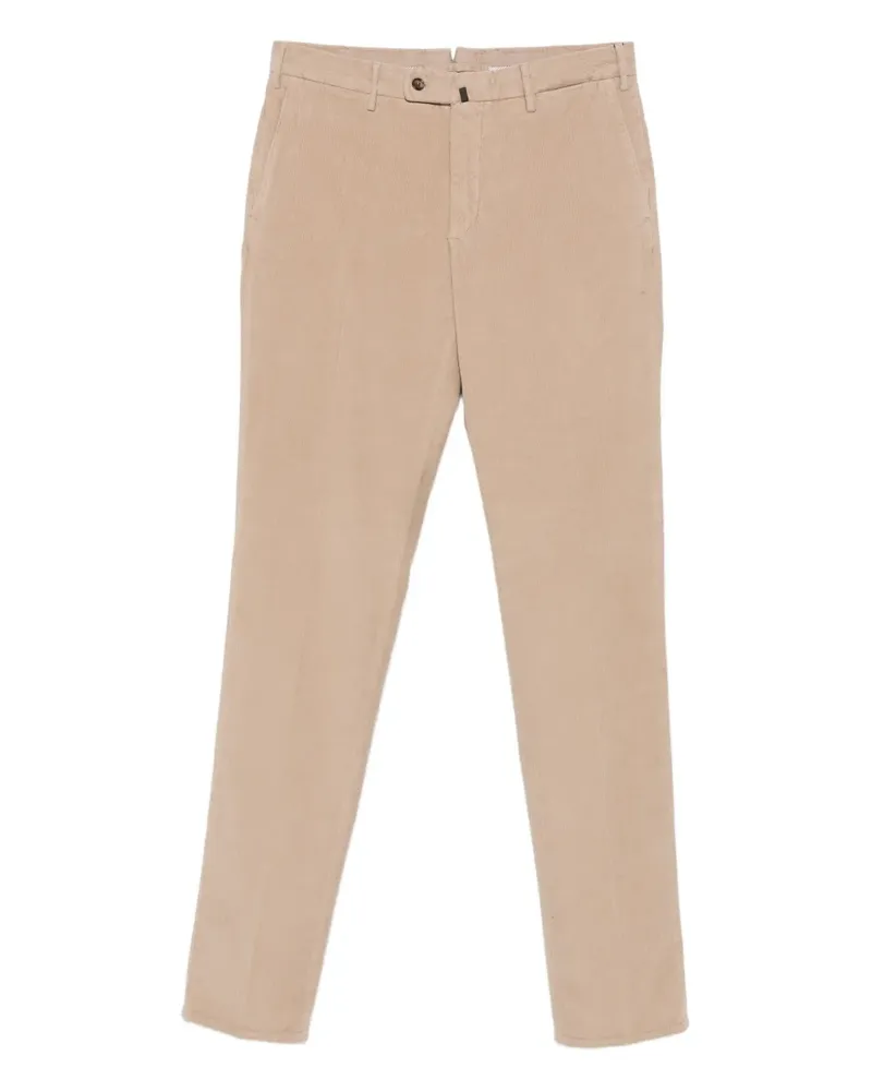 Incotex Hose aus Cord - Nude Nude
