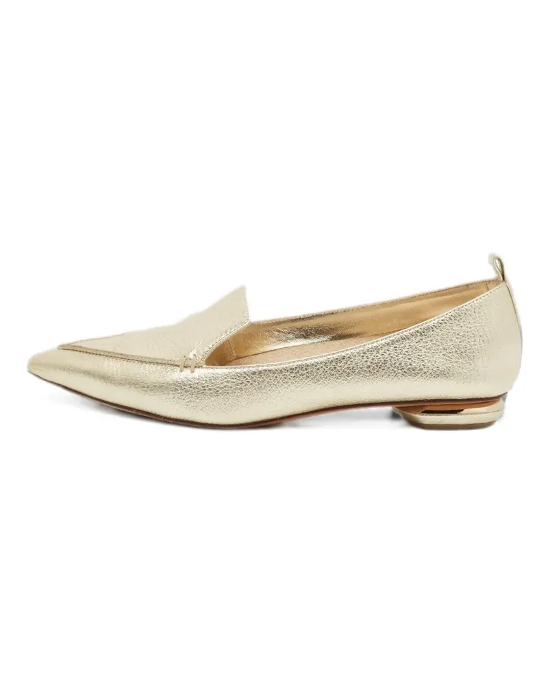 Nicholas Kirkwood Loafer mit spitzer Kappe - Gold Gold