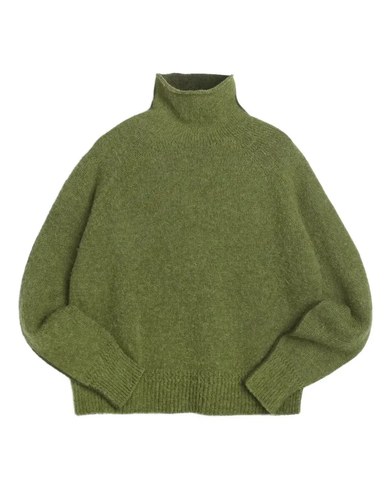 YMC Beat Knit roll-neck sweater - Grün Grün