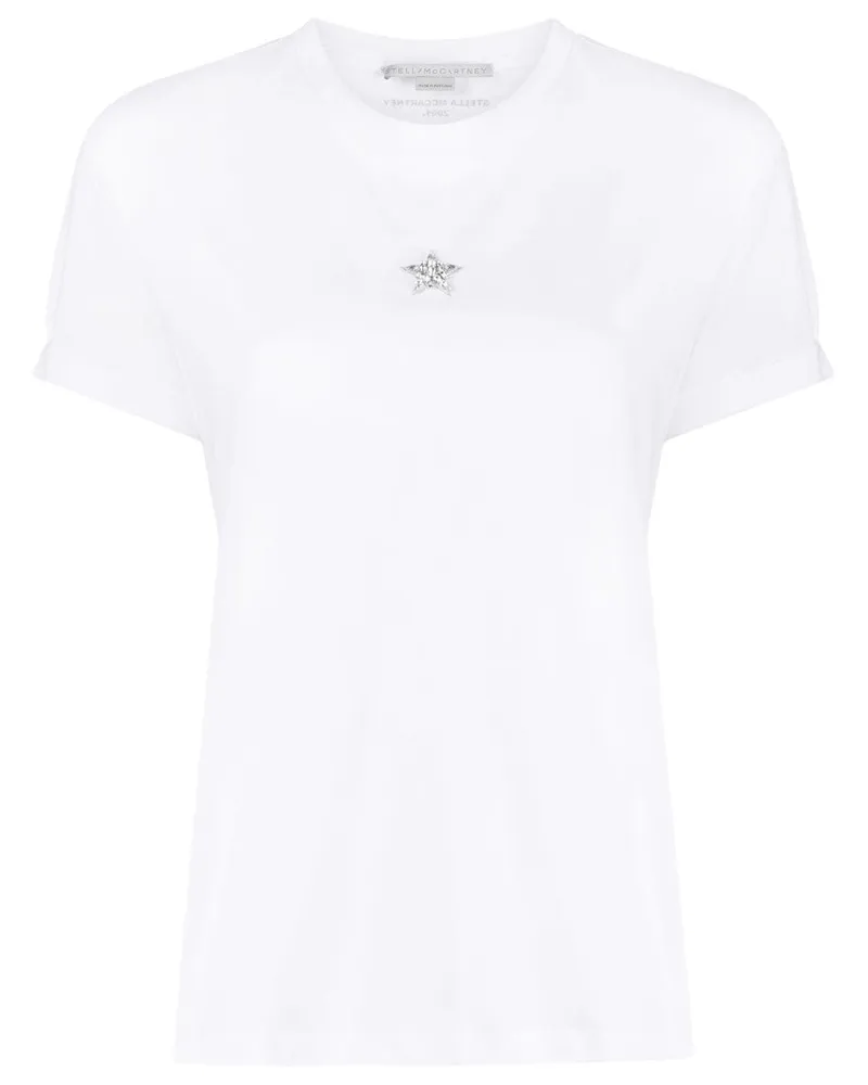 Stella McCartney Mini Star T-Shirt - Weiß Weiß