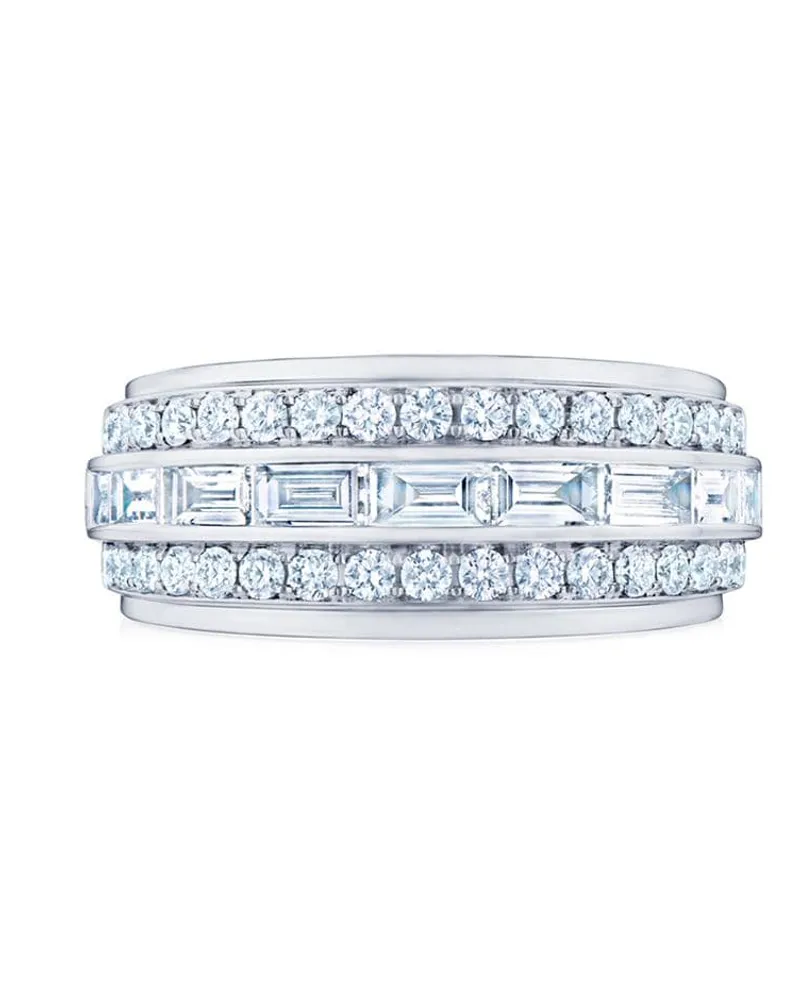 KWIAT 18kt Weißgoldring mit Diamanten - Silber Silber