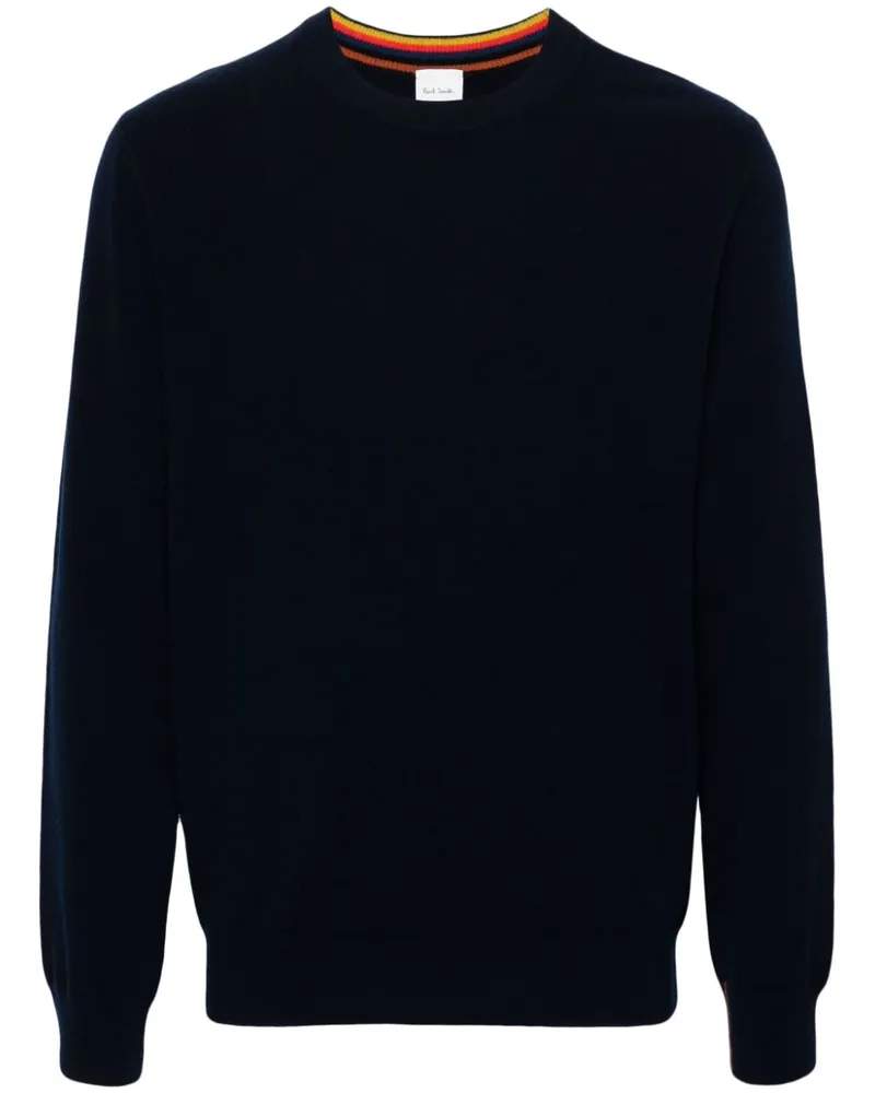 Paul Smith Kaschmirpullover mit rundem Ausschnitt Blau