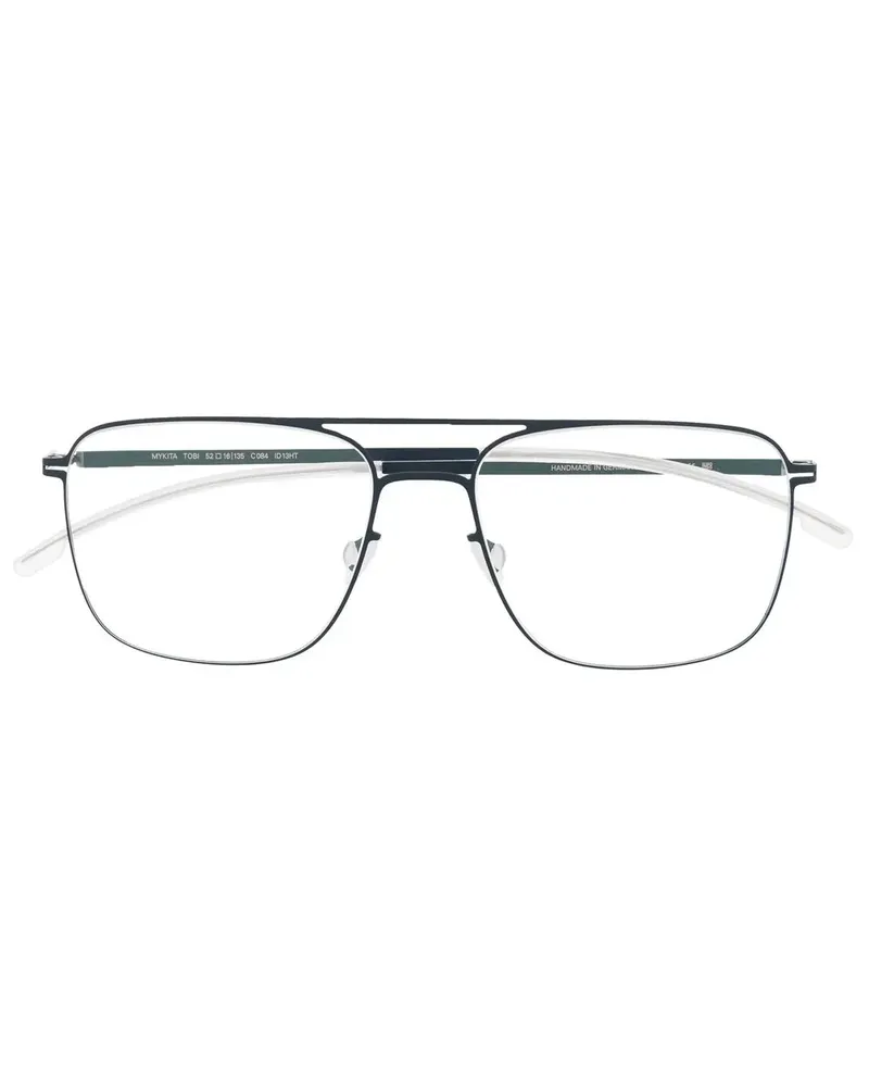 Mykita Brille mit eckigem Gestell - Blau Blau