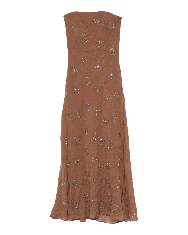 STAUD Cassie maxi dress - Braun Braun