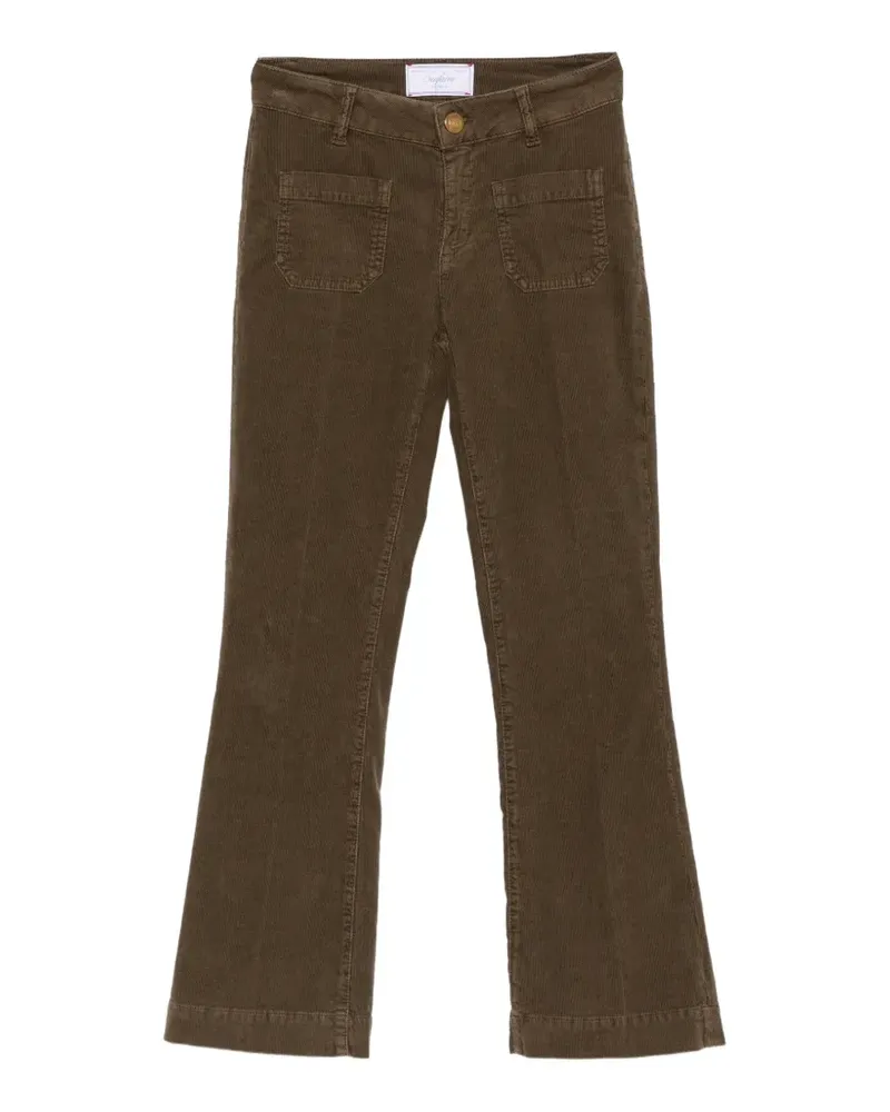 Seafarer corduroy flared trousers - Braun Braun