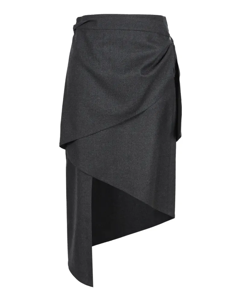 JNBY Asymmetrischer Midirock - Grau Grau