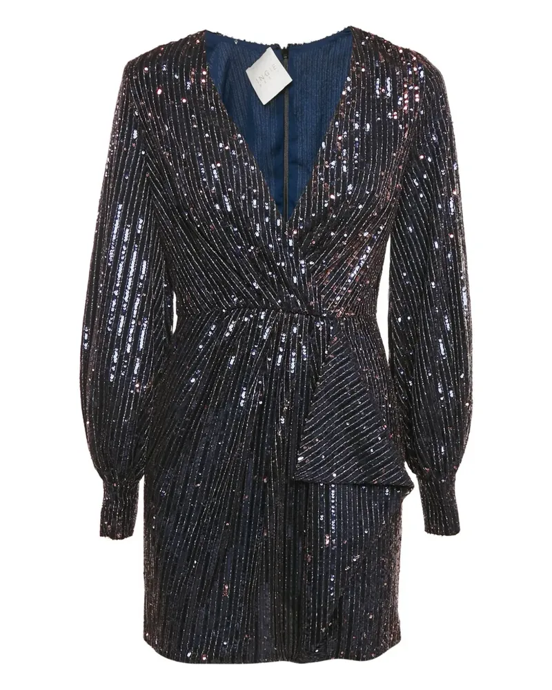 INGIE Paris Minikleid mit Pailletten - Blau Blau