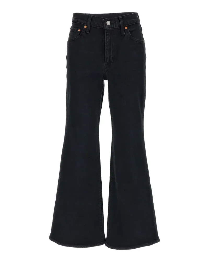 Levi's high-waisted flared jeans - Schwarz Schwarz
