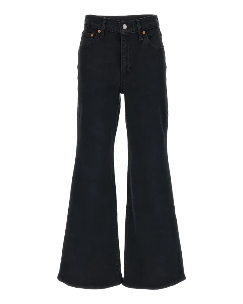 Levi's high-waisted flared jeans - Schwarz Schwarz