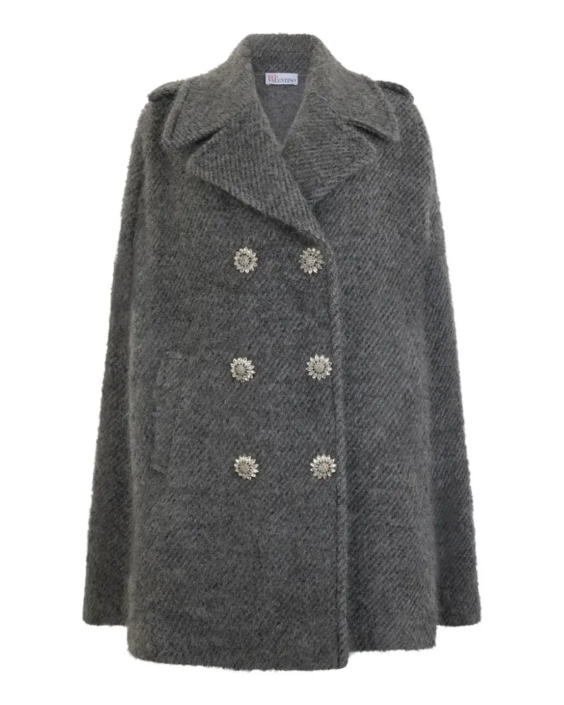 Valentino Garavani Verziertes Cape - Grau Grau