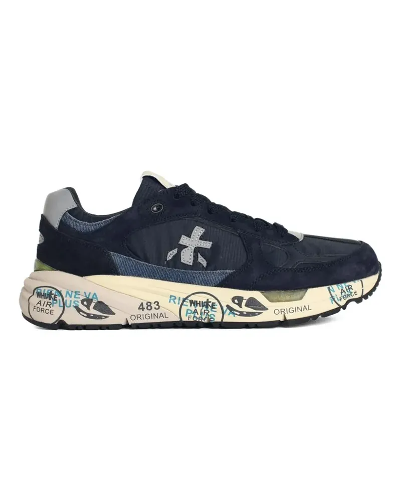 Premiata Mase Sneakers mit Logo-Patch - Blau Blau