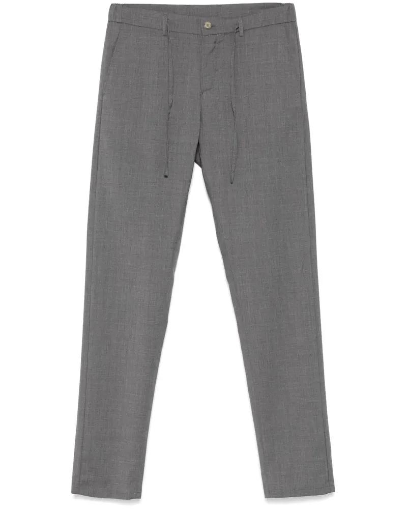 Canali Klassische Hose - Grau Grau