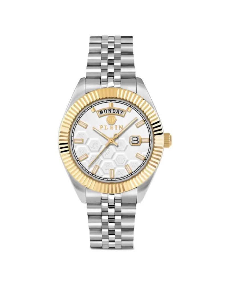 Philipp Plein Date Superlative Gent 42mm - Weiß Weiß