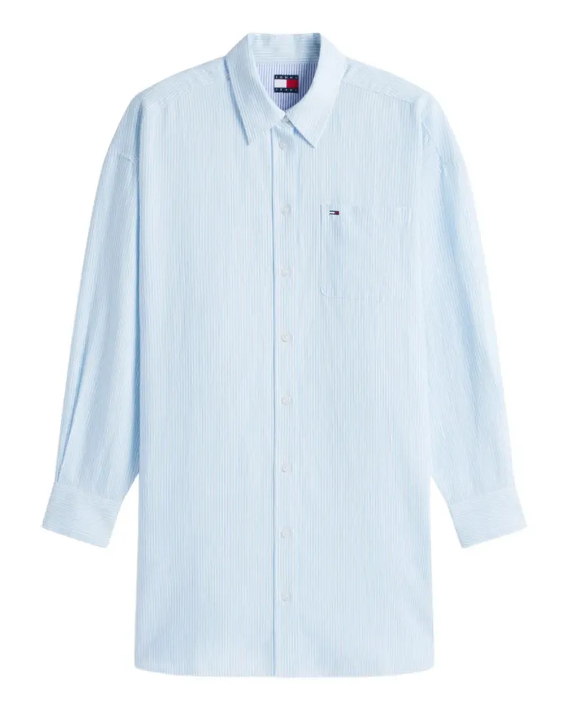 Tommy Hilfiger striped mini shirt dress - Blau Blau