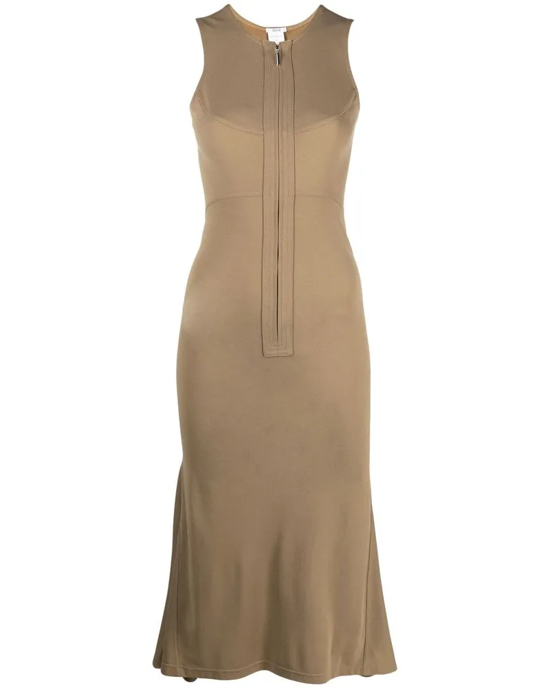 Wolford Kleid mit Körperdetail Braun