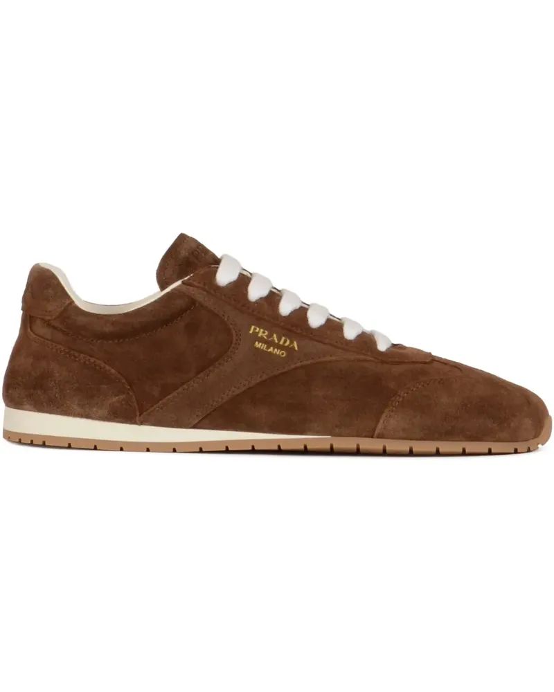 Prada suede sneakers - Braun Braun
