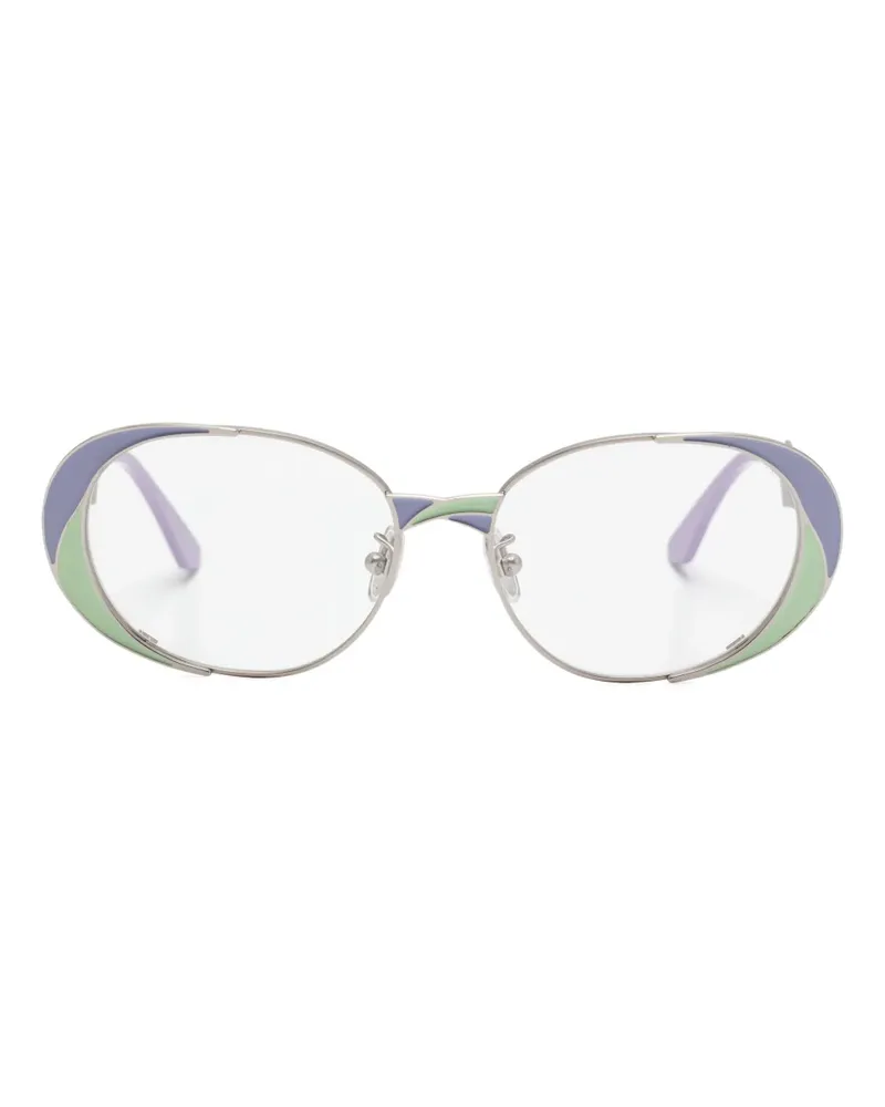 Marni Brille mit ovalem Gestell - Violett Violett