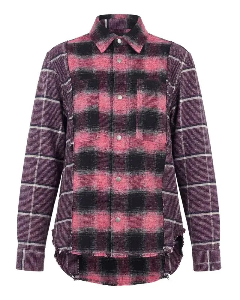 Haikure Arno check shirt - Rosa Rosa