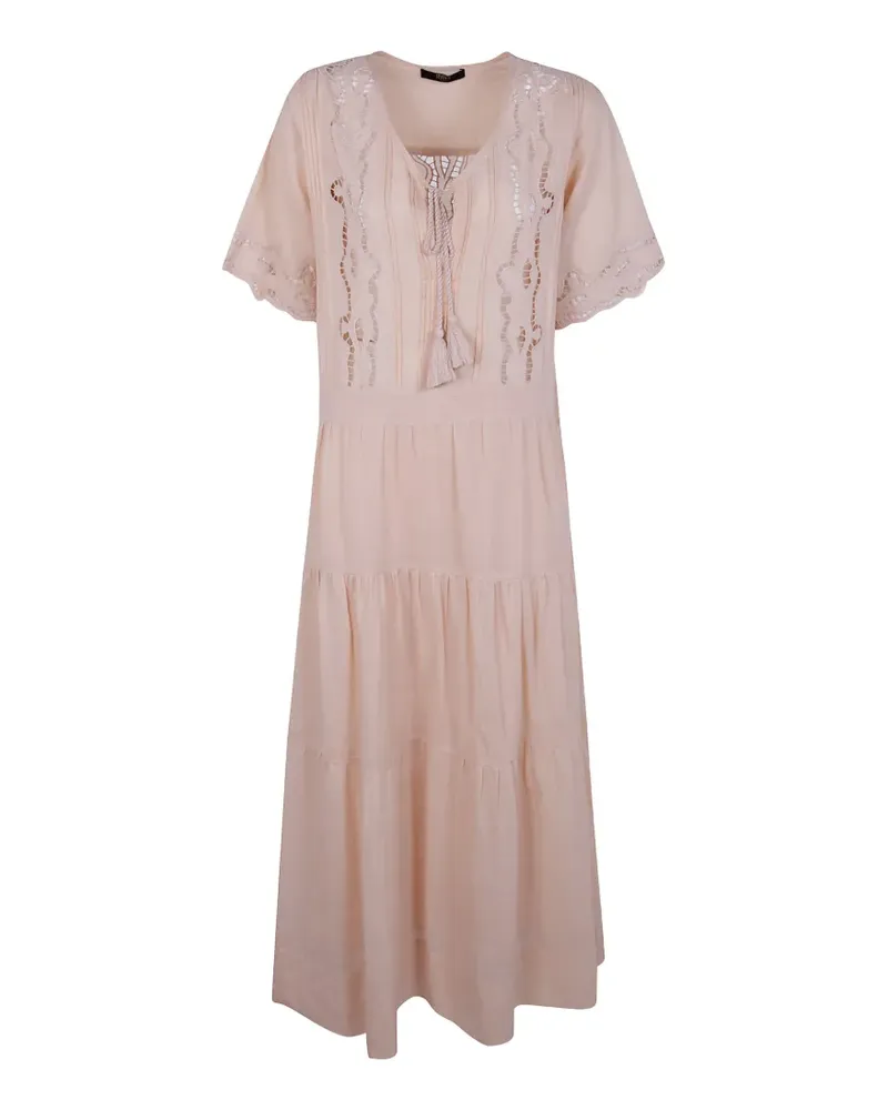 Seventy openwork tiered dress - Nude Nude