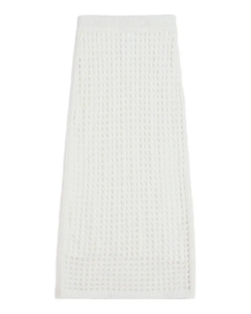 Max Mara open knit skirt - Weiß Weiß